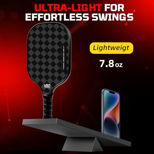 BAGAIL USAPA Approved Pickleball Paddles Set for Traction and Stability | Lightweight BAGAIL Pickleball Rackets with 4