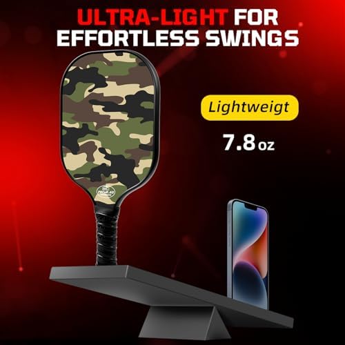 BAGAIL USAPA Approved Pickleball Paddles Set for Traction and Stability | Lightweight BAGAIL Pickleball Rackets with 4