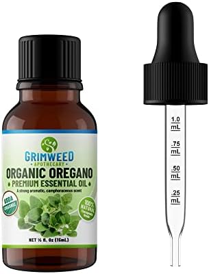 Grimweed Apothecary USDA Organic Cinnamon Essential Oil - Therapeutic Grade - 15mL - Diffuser Oil - 100% All Natural - w