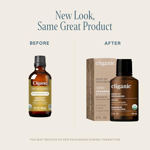 Cliganic Organic Frankincense Essential Oil - Boswellia Serrata, 100% Pure Natural Undiluted, for Stress Relief and Rela