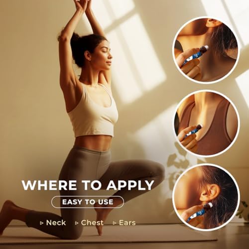 Gya Labs Frankincense & Somali Myrrh Essential Oil Roll On - Convenience - Camping Enthusiasts - Aromatherapy Relief, Cl