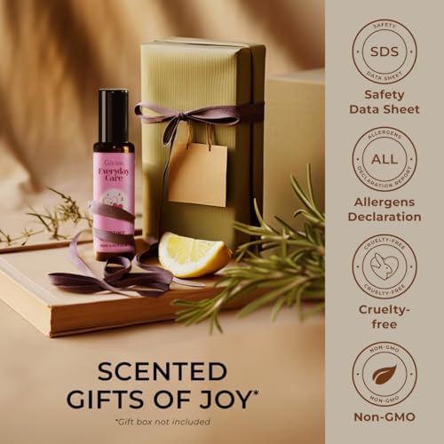 Gya Labs Frankincense & Somali Myrrh Essential Oil Roll On - Convenience - Camping Enthusiasts - Aromatherapy Relief, Cl