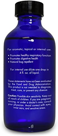 100% Pure Frankincense Essential Oil, Food Grade, for Face and Beauty, by Zongle Therapeutics, 4 OZ | Edible Frankincen