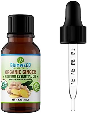 Grimweed Apothecary USDA Organic Cinnamon Essential Oil - Therapeutic Grade - 15mL - Diffuser Oil - 100% All Natural - w