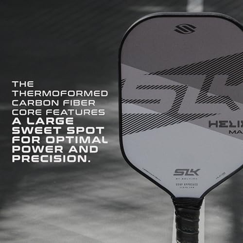 Thermoformed Carbon Fiber Pickleball Paddles for Unmatched Control | Selkirk Sport SLK Helix Pro Pickleball Paddle | Se