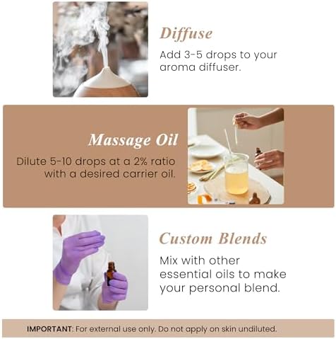 Handcraft Blends Organic Cedarwood Essential Oil - Premium Grade for Diffuser and Aromatherapy - USDA Organic - 1 Fl Oz