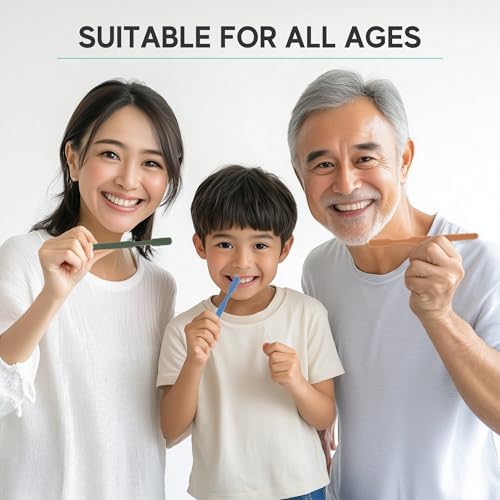 Avistar 80 Prepasted Disposable Toothbrushes for Travel and Camping - Single Use Pre Pasted Toothbrushes with Built-in T