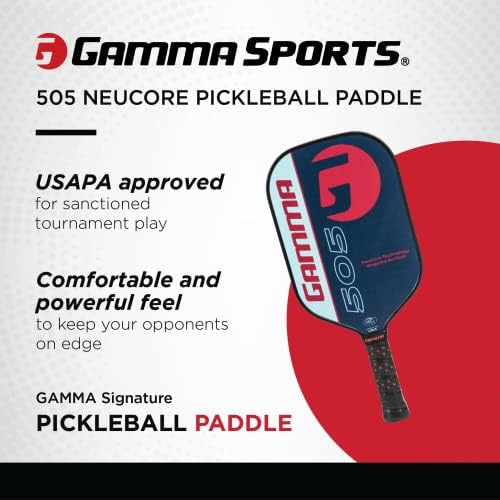 GAMMA Pickleball Paddles for Men & Women - Additional Power & Control, Honeycomb Grip, USAAPA Approved | GAMMA USA Made