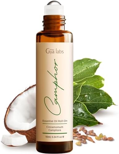 Gya Labs Frankincense & Somali Myrrh Essential Oil Roll On - Convenience - Camping Enthusiasts - Aromatherapy Relief, Cl