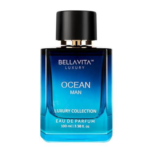 BellaVita Men's Long-Lasting Eau De Parfum | Natural Notes for Men | |4 fl.oz | Fresh Perfume | Oriental Fragrance