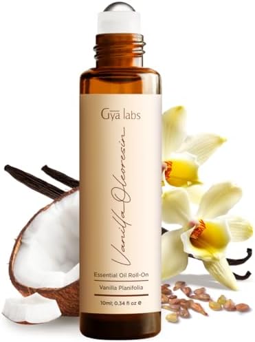 Gya Labs Frankincense & Somali Myrrh Essential Oil Roll On - Convenience - Camping Enthusiasts - Aromatherapy Relief, Cl