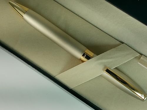 Sheaffer USA-made Legacy Heritage Sandblasted Palladium Barrel 22KT Gold Trim Ballpoint Pen | Sheaffer Legacy Heritage