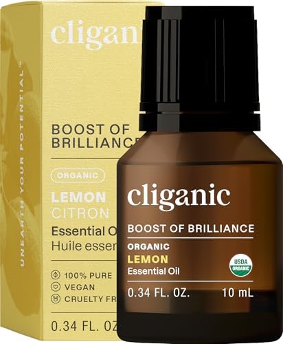 Cliganic Organic Frankincense Essential Oil - Boswellia Serrata, 100% Pure Natural Undiluted, for Stress Relief and Rela