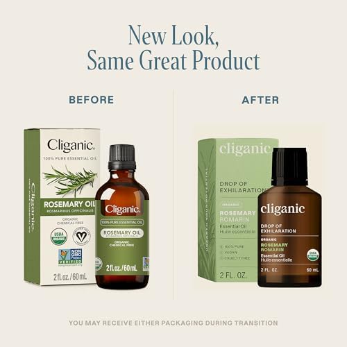 Cliganic Organic Frankincense Essential Oil - Boswellia Serrata, 100% Pure Natural Undiluted, for Stress Relief and Rela