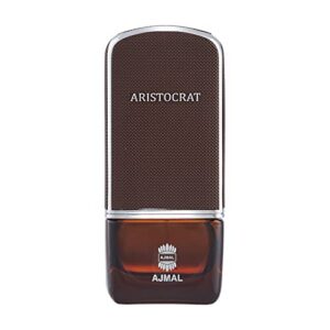 Ajmal Aristocrat Men's Eau de Parfum - Long-Lasting Woody Ambery Fragrance | Luxury Perfume | |5 fl oz / 75 ml Ajmal A