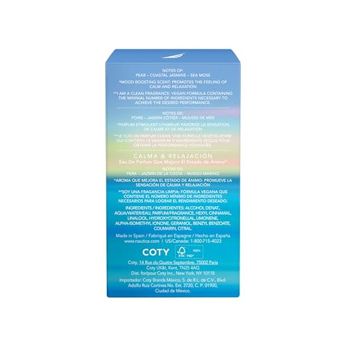 Nautica For Her Rose Island Eau De Parfum, Long Lasting & Mood-Boosting Women's Perfume, 1.6 Fl Oz Vegan Formula