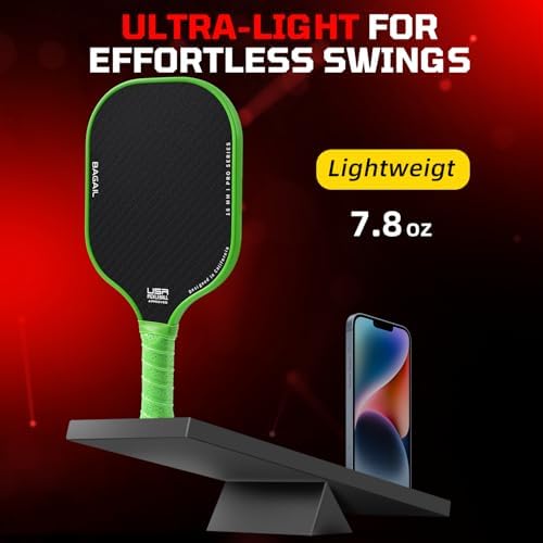 BAGAIL USAPA Approved Pickleball Paddles Set for Traction and Stability | Lightweight BAGAIL Pickleball Rackets with 4
