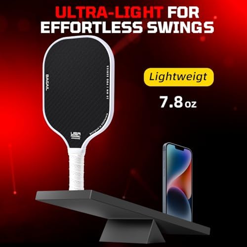 BAGAIL USAPA Approved Pickleball Paddles Set for Traction and Stability | Lightweight BAGAIL Pickleball Rackets with 4