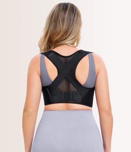 URSEXYLY Posture Corrector for Women (Black, M/L) URSEXYLY Posture Corrector for Women - Breathable Back Straightener