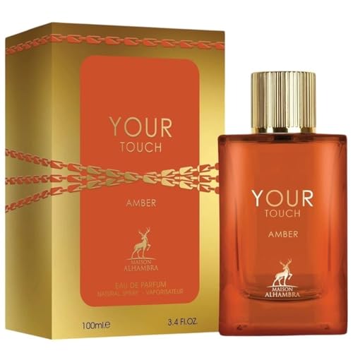 Maison Alhambra Your Touch Amber Aromatic Eau de Parfum Spray for Men Long-Lasting Fragrance Maison Alhambra Your Touc