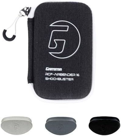 GAMMA RCF Airbender Pickleball Paddle, Raw Carbon Fiber, Shock Absorbing Gel Insert for Smooth Hits | GAMMA RCF Airbend