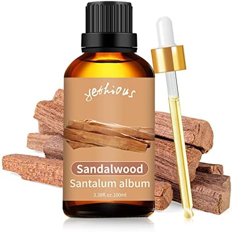 Yethious Pure Sandalwood Essential Oil for Aromatherapy & Diffuser - 10ML