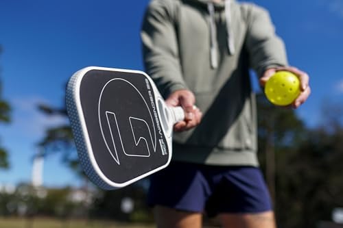 GAMMA RCF Airbender Pickleball Paddle, Raw Carbon Fiber, Shock Absorbing Gel Insert for Smooth Hits | GAMMA RCF Airbend