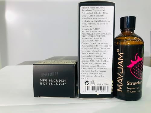 MAYJAM Sandalwood Essential Oil - Pure Fragrance Oil for Diffuser and Soap Candle Making, Ideal for Home and Office, 10