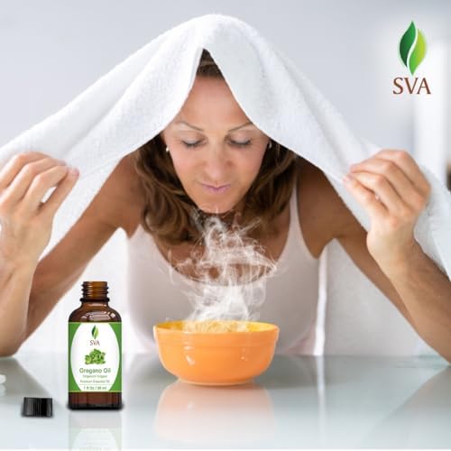 SVA Frankincense Essential Oil - 100% Natural Boswellia Carterii Oil for Aromatherapy and Skin Care - 1 Fl Oz with Dropp
