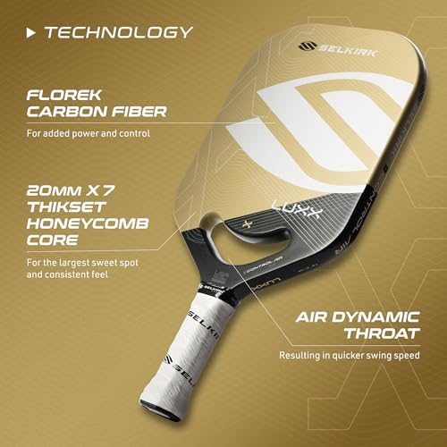 Selkirk Sport LUXX Control Pickleball Paddle - Carbon Fiber Paddles for Unmatched Control and Added Power | Selkirk Spo