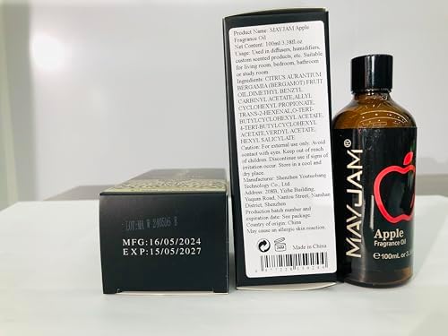 MAYJAM Sandalwood Essential Oil - Pure Fragrance Oil for Diffuser and Soap Candle Making, Ideal for Home and Office, 10