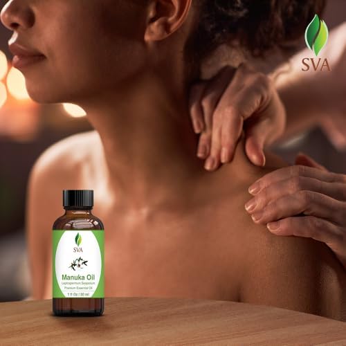 SVA Frankincense Essential Oil - 100% Natural Boswellia Carterii Oil for Aromatherapy and Skin Care - 1 Fl Oz with Dropp