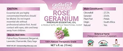 Grimweed Apothecary USDA Organic Cinnamon Essential Oil - Therapeutic Grade - 15mL - Diffuser Oil - 100% All Natural - w