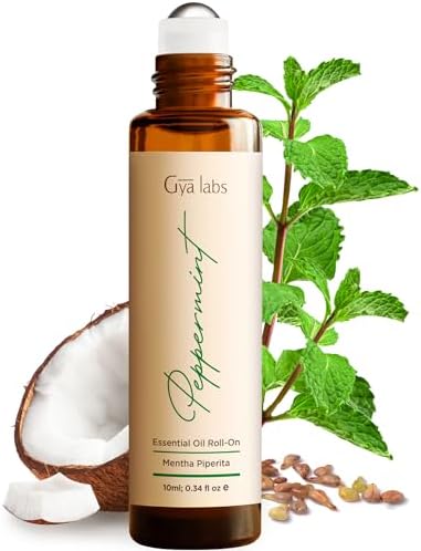 Gya Labs Frankincense & Somali Myrrh Essential Oil Roll On - Convenience - Camping Enthusiasts - Aromatherapy Relief, Cl