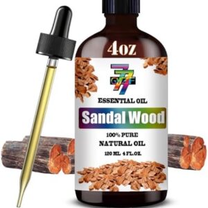 Sandalwood Essential Oil for Aromatherapy - 4 oz/120 ml | Sandalwood Oils for Home Fragrances - 4 oz/120 ml | Sandalwoo