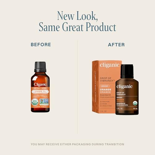 Cliganic Organic Frankincense Essential Oil - Boswellia Serrata, 100% Pure Natural Undiluted, for Stress Relief and Rela