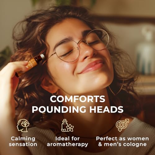 Gya Labs Frankincense & Somali Myrrh Essential Oil Roll On - Convenience - Camping Enthusiasts - Aromatherapy Relief, Cl