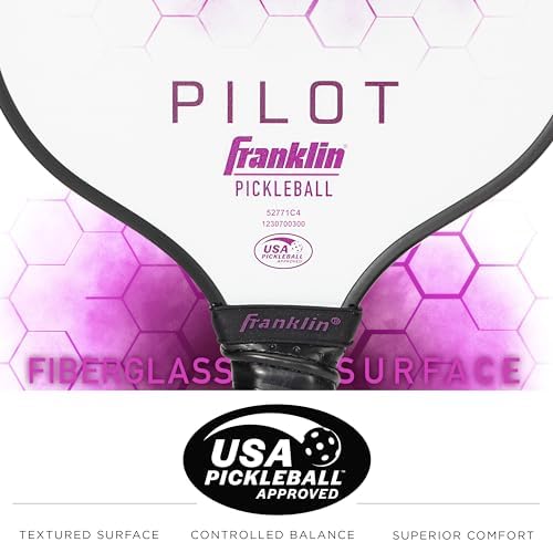 Franklin Sports Pilot Polypropylene Core Pickleball Paddle for Adults | Official USA Pickleball Paddle by Franklin Spor