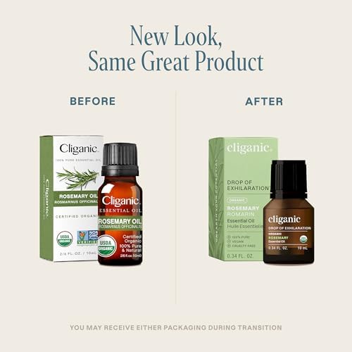 Cliganic Organic Frankincense Essential Oil - Boswellia Serrata, 100% Pure Natural Undiluted, for Stress Relief and Rela