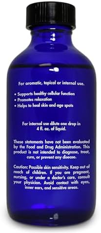 100% Pure Frankincense Essential Oil, Food Grade, for Face and Beauty, by Zongle Therapeutics, 4 OZ | Edible Frankincen