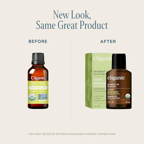 Cliganic Organic Frankincense Essential Oil - Boswellia Serrata, 100% Pure Natural Undiluted, for Stress Relief and Rela