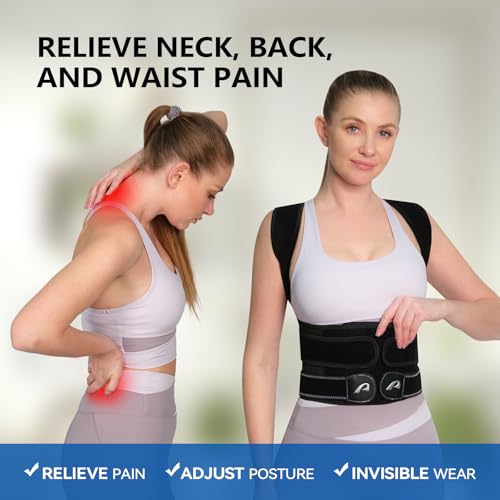 Women's and Men's Posture Corrector Back Brace for Scoliosis/Hunchback/Hump/Thoracic/Spine Support - Full Back Pain Rel