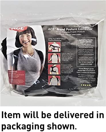 ACE Brand Posture Corrector, Posture Support, Discreet Under Clothing, Perfect for Students and Office Workers, Adjustab