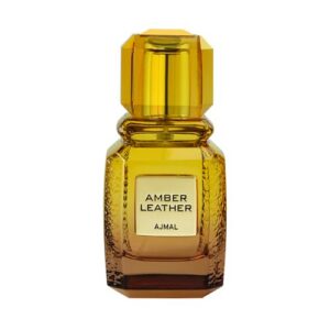 Ajmal Amber Leather Perfume for Men & Women - Long-lasting Fragrance, Handpicked Luxury, |4 FL OZ | Ajmal Amber Leather