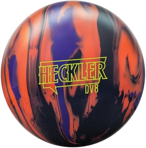 DV8 Heckler Bowling Ball for Beginners with Easy Grip and High Oil Pattern Performance | DV8 Heckler Bowling Ball for L