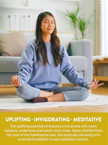 Nature's Truth Frankincense Essential Oil for Diffusers | Pure & Therapeutic Grade, 15 mL | Natural & Undiluted