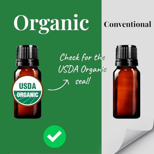 Premium USDA Organic Frankincense Essential Oil - 100% Pure Natural Undiluted for Aromatherapy Diffuser USDA Organic P