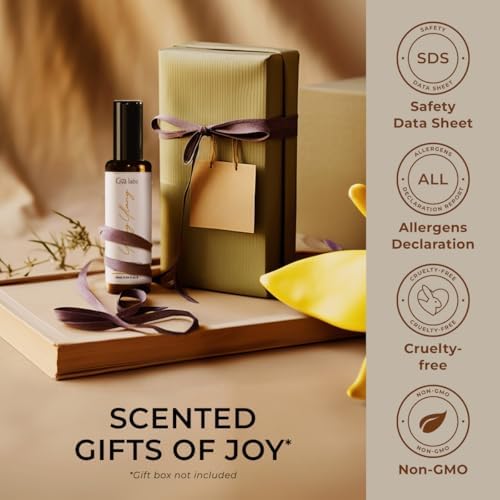 Gya Labs Frankincense & Somali Myrrh Essential Oil Roll On - Convenience - Camping Enthusiasts - Aromatherapy Relief, Cl