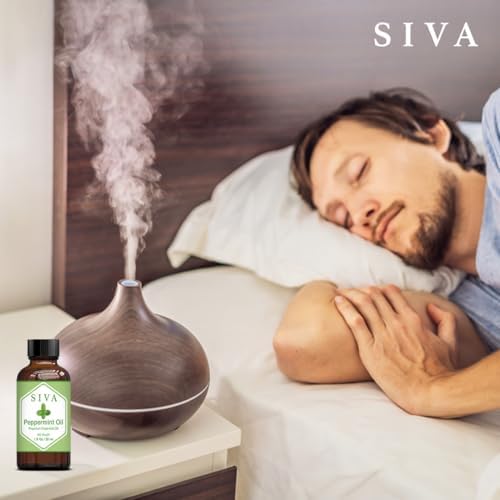 Siva Rosemary Essential Oil - 100% Natural Rosemary Oil – for Skin Care, Hair Care, Aromatherapy - 4 Fl Oz with Dropper