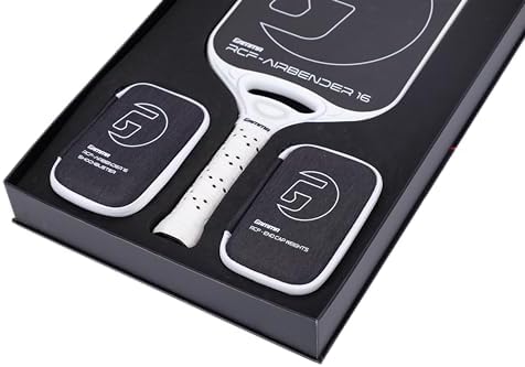 GAMMA RCF Airbender Pickleball Paddle, Raw Carbon Fiber, Shock Absorbing Gel Insert for Smooth Hits | GAMMA RCF Airbend